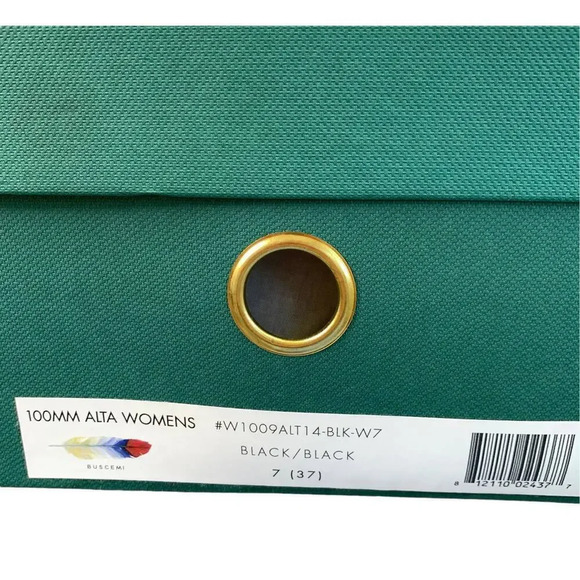 Buscemi Black Leather High-Top Sneakers - Picture 14 of 16